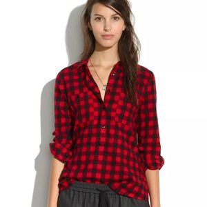 Madewell Flannel Popover